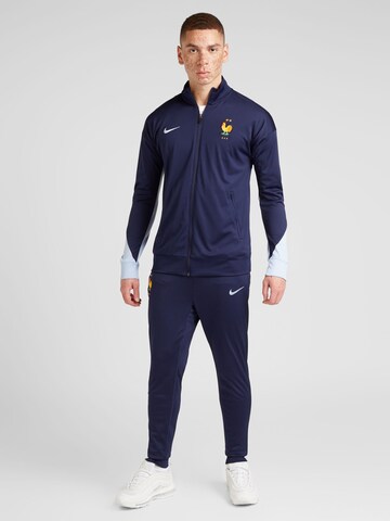 Completo per l'allenamento 'FFF' di NIKE in blu: frontale