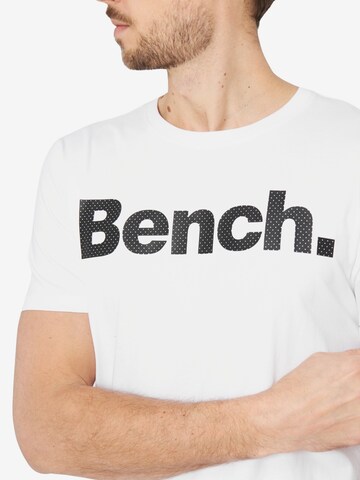 BENCH Shirt 'Leandro' in White