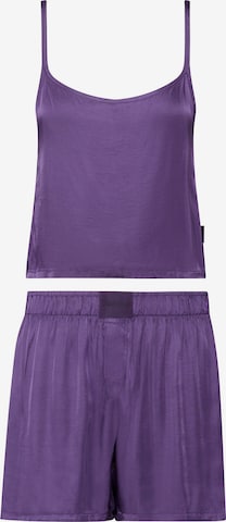 Calvin Klein Underwear Pyjamas 'Pure Sheen' i lilla: forside