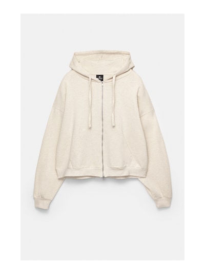 Pull&Bear Sweatjacke in sand, Produktansicht