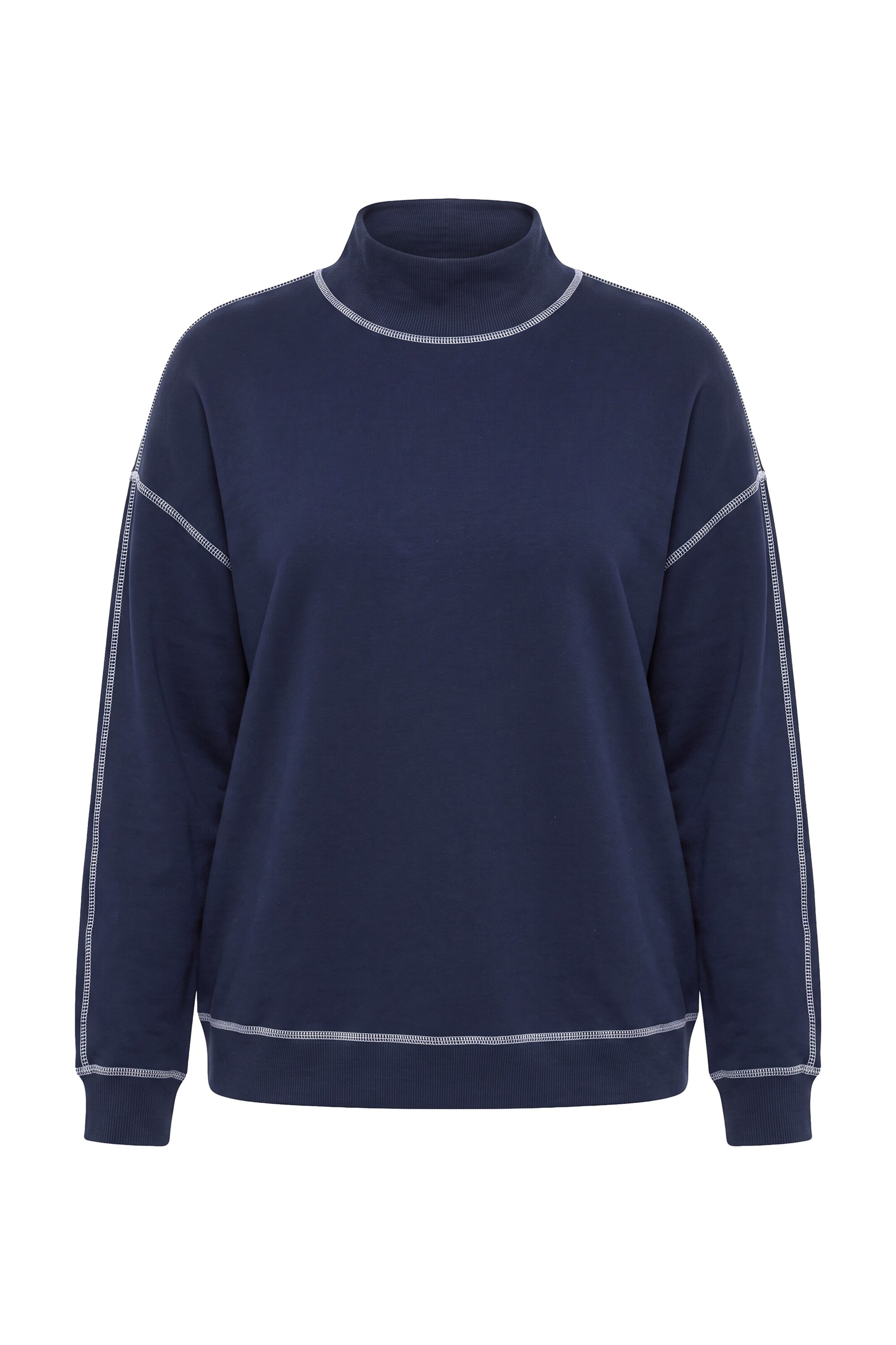 MIAMODA Sweatshirt in Blauw: voorkant