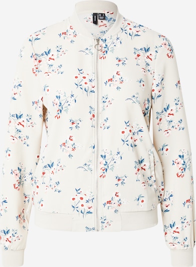 VERO MODA Prijelazna jakna 'VMCoco' u plava / srebrno siva / bijela, Pregled proizvoda