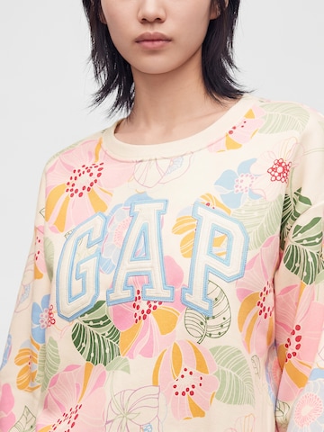 GAP Sweatshirt 'HERITAGE' in Beige