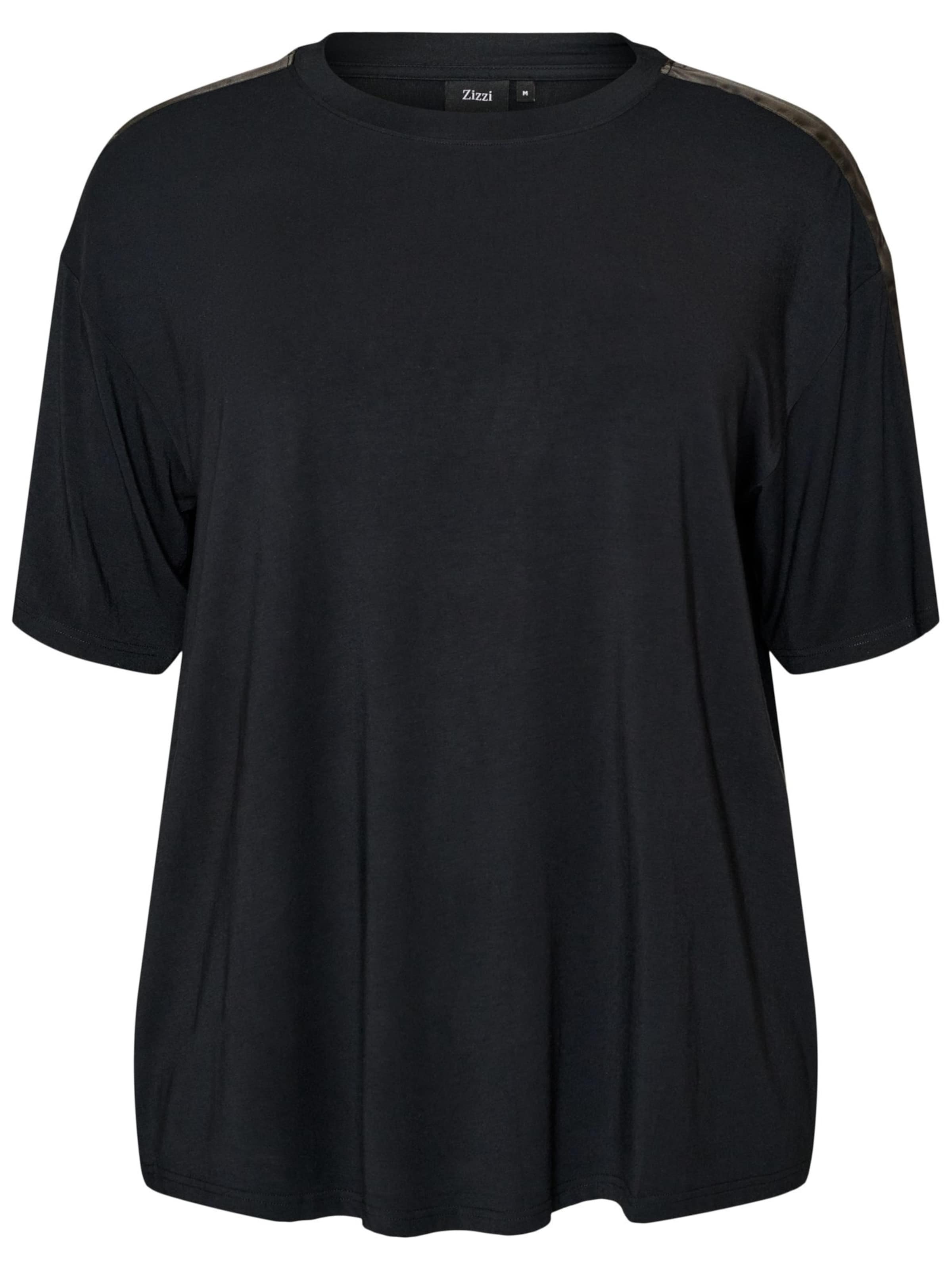 T-shirt 'Hildur' Zizzi en noir : devant