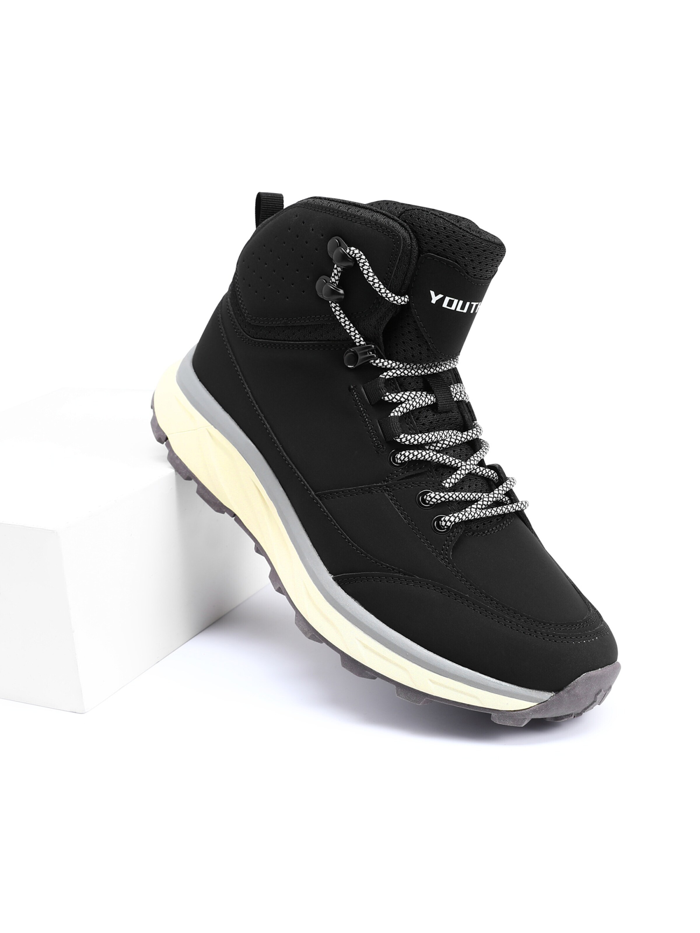 YOUTHUP Sneaker high 'Hauch' in Schwarz