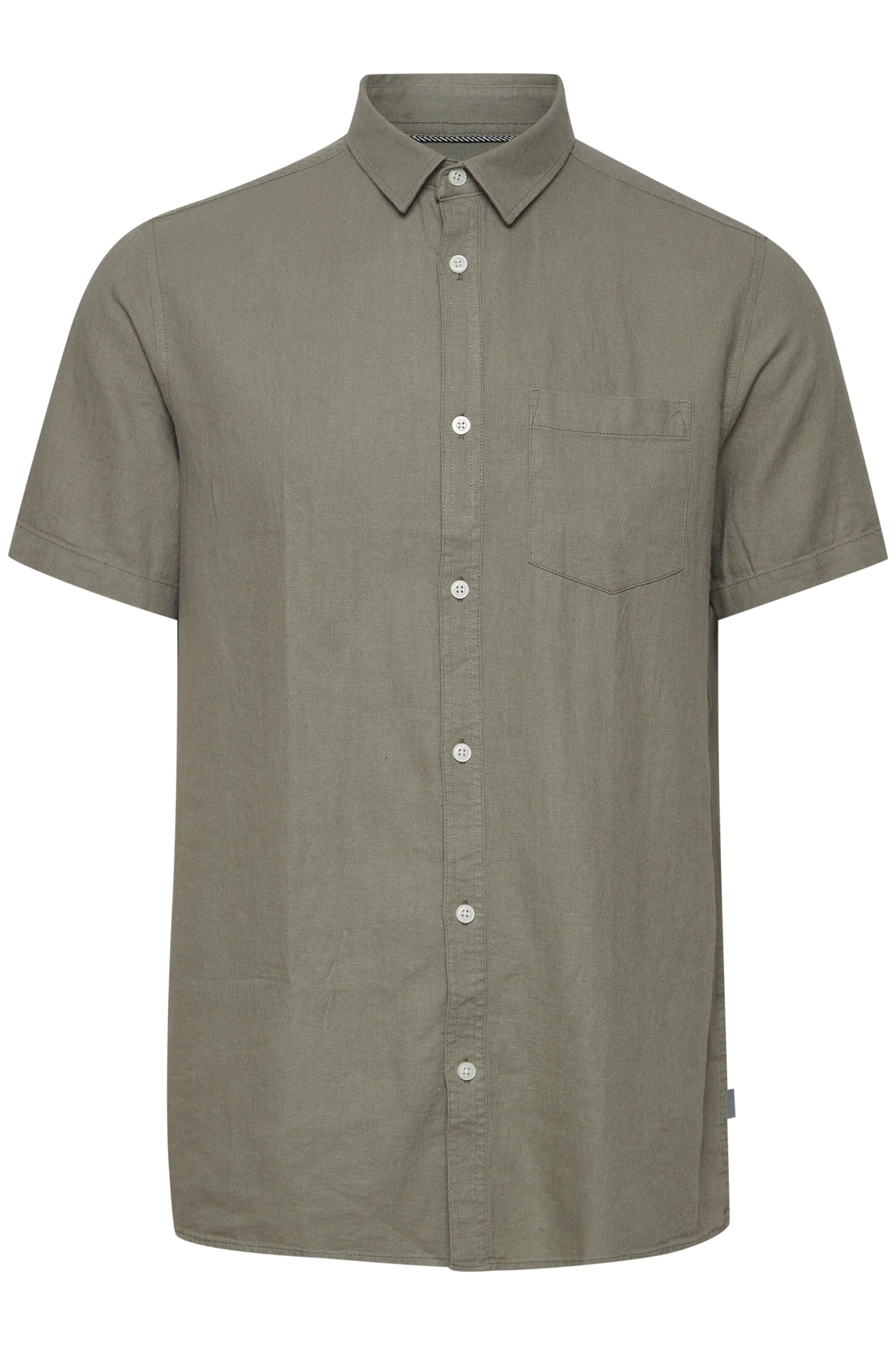 !Solid Button Up Shirt 'Allan' in Green: front