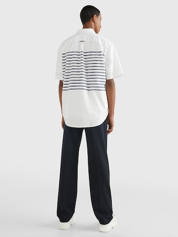 Comfort Fit Cămașă 'Breton' de la TOMMY HILFIGER pe alb