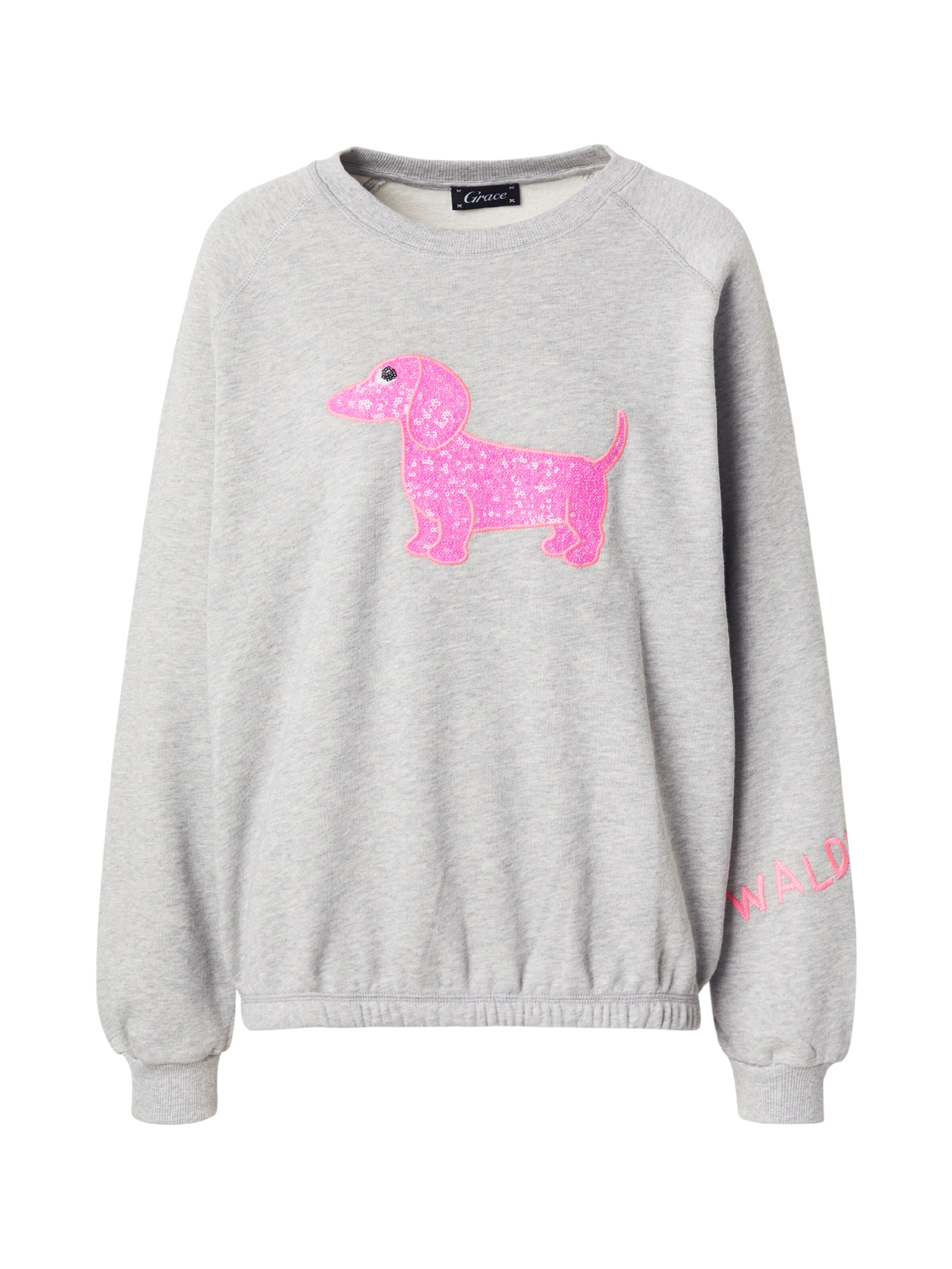 Grace Sweatshirt 'WALDI' in Grey: front