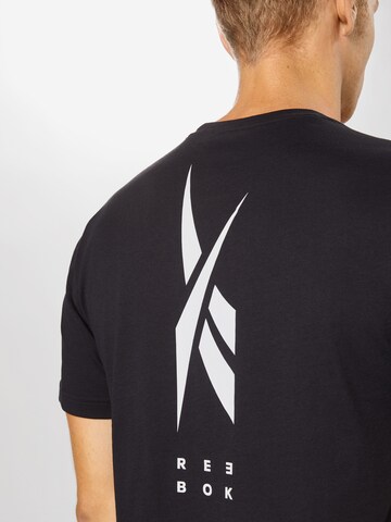 T-Shirt fonctionnel Reebok en noir