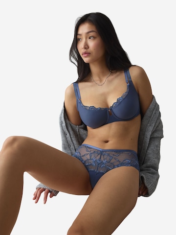Slip ' Wild Gardenia Florale ' TRIUMPH en bleu