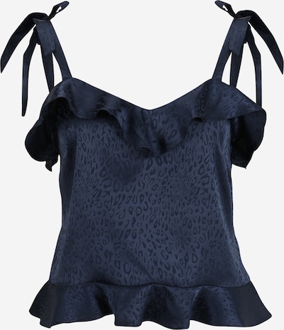 Wallis Petite Top em navy / preto, Vista do produto