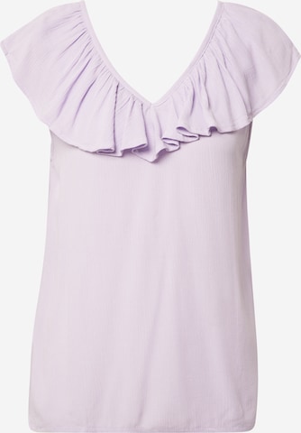 ICHI - Blusa em roxo: frente