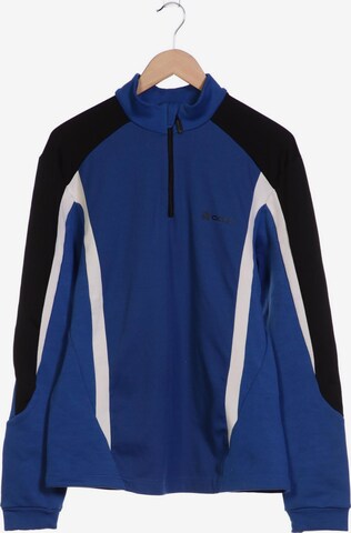 ODLO Sweatshirt & Zip-Up Hoodie in XL in Blue: front