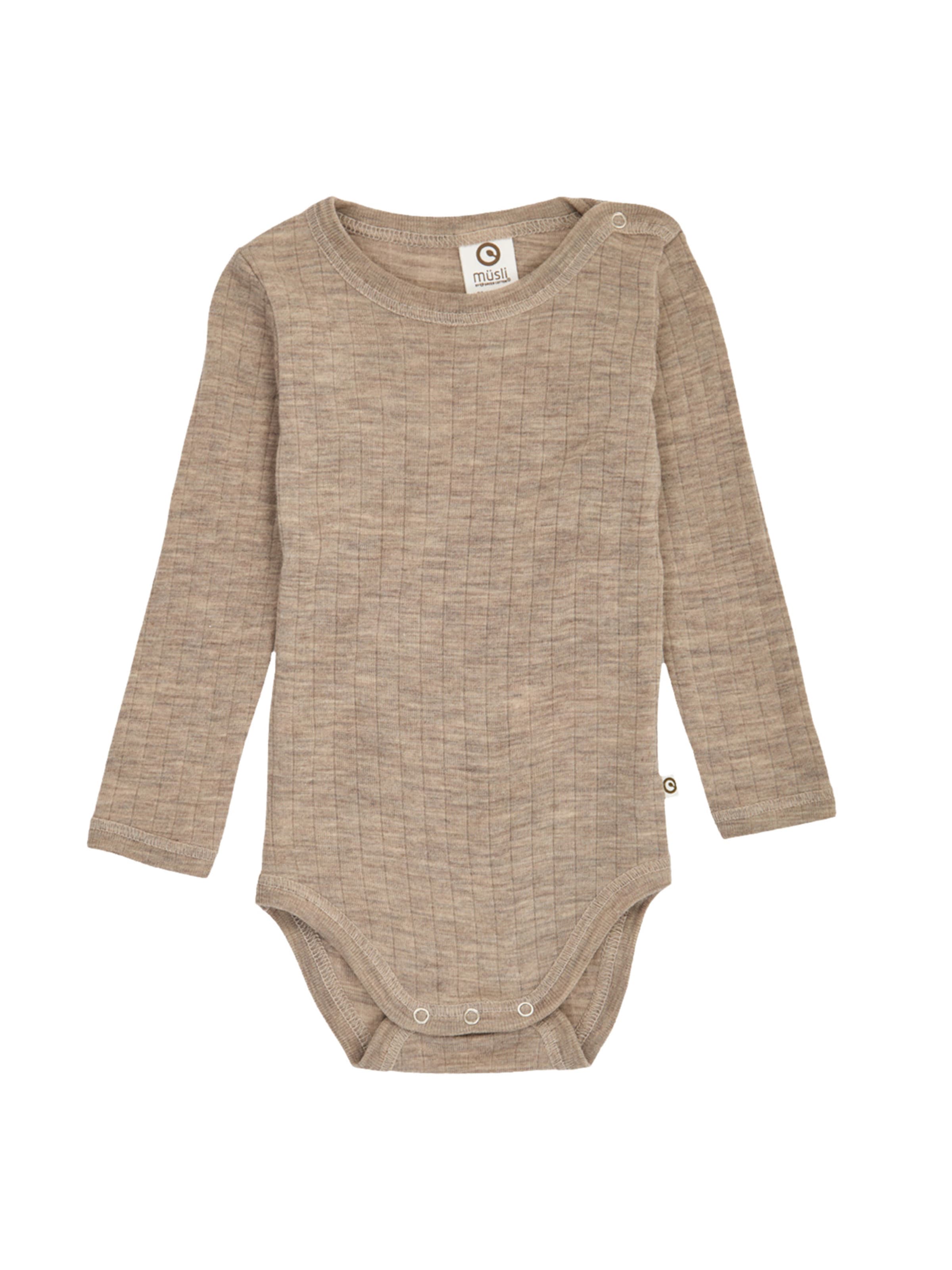 Müsli by GREEN COTTON - Macacão/Body em castanho: frente