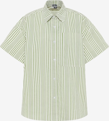 Bluză de la DreiMaster Maritim pe verde: față