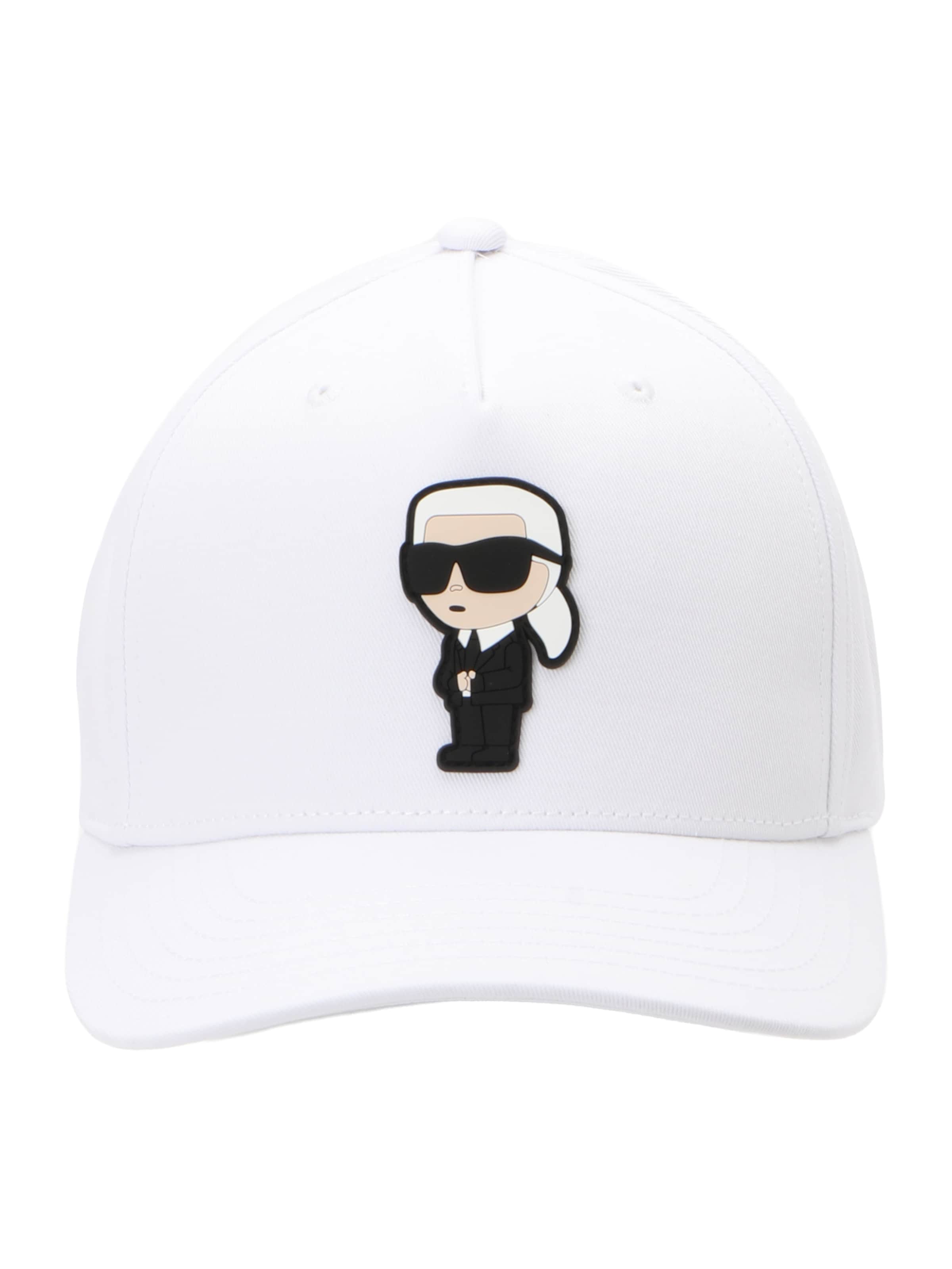 Karl Lagerfeld - Gorra en blanco: frente