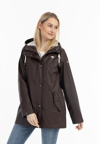 Schmuddelwedda Performance Jacket in Brown: front