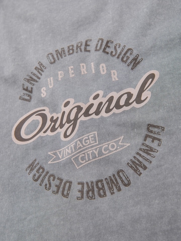 Ombre Shirt in Grijs