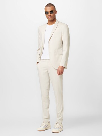 Coupe slim Costume 'Franco' JACK & JONES en beige