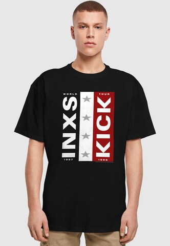 T-Shirt 'INXS - Kick' Merchcode en noir : devant