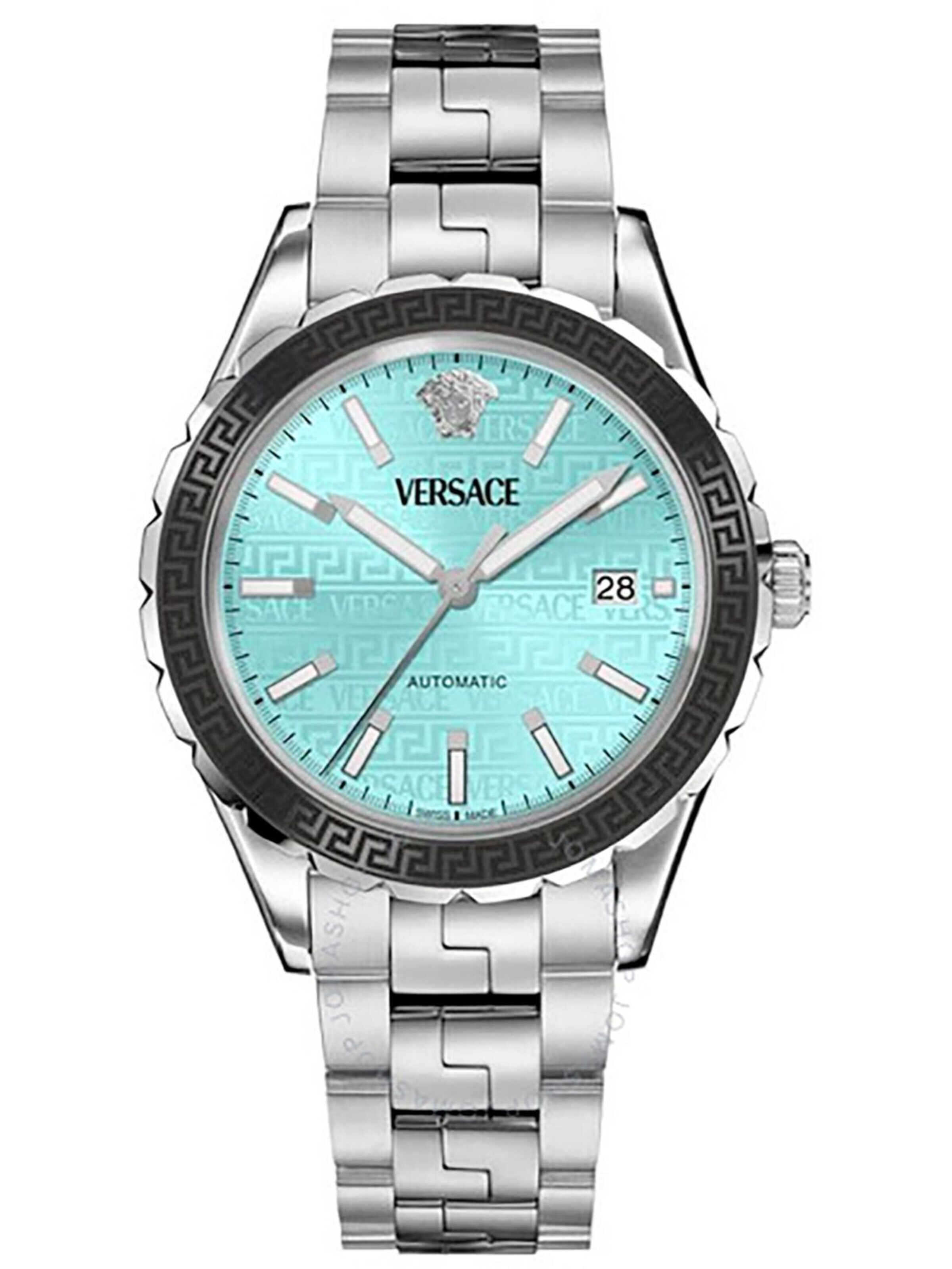 Montre à affichage analogique 'Greca' VERSACE en bleu : devant