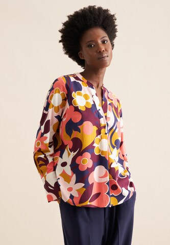 SEIDENSTICKER Blouse 'Schwarze Rose ' in Roze: voorkant