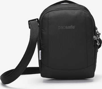 Pacsafe Crossbody Bag in Black: front