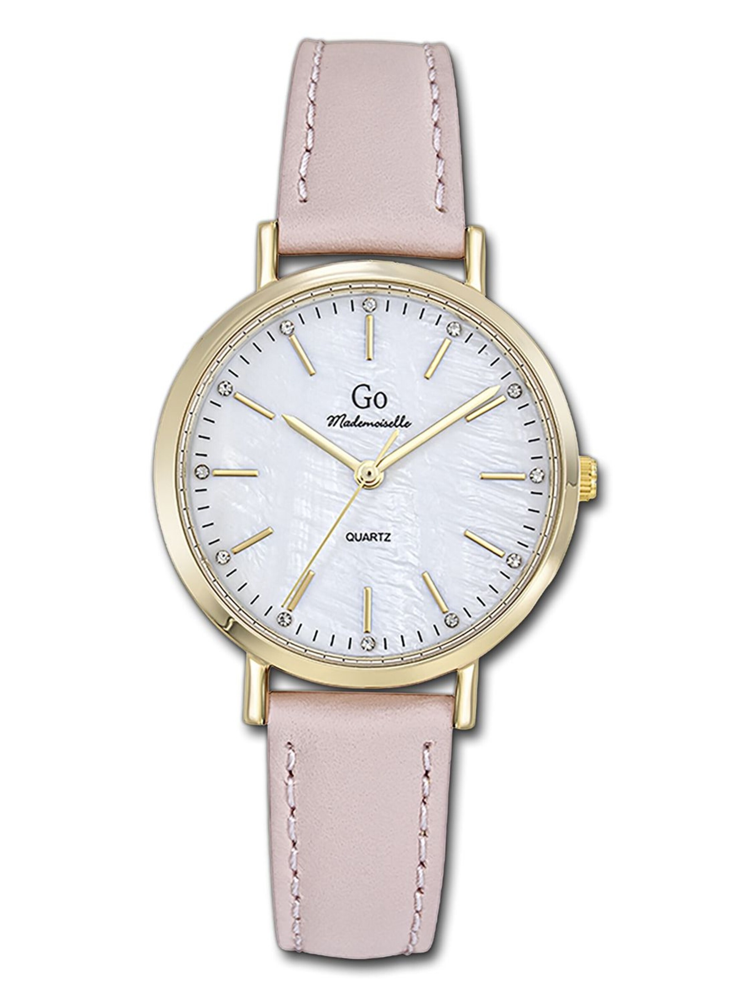 GO GirlOnly - Reloj analógico en rosa: frente