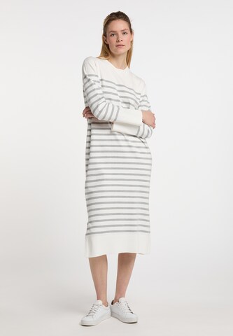 Robes en maille DreiMaster Maritim en blanc