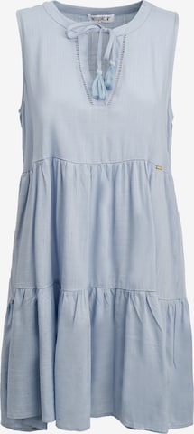 Influencer Mekko värissä sininen: etupuoli