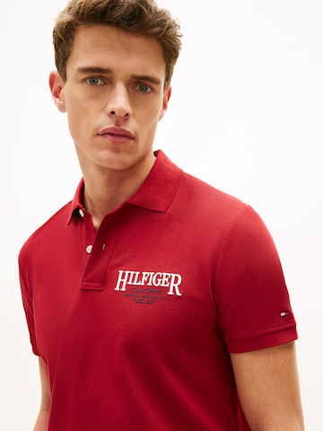 TOMMY HILFIGER Poloshirt in Rot