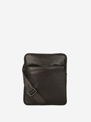 LANCASTER Paris Schoudertas 'Lancaster Sacoche cuir Capital Marron' in Bruin: voorkant