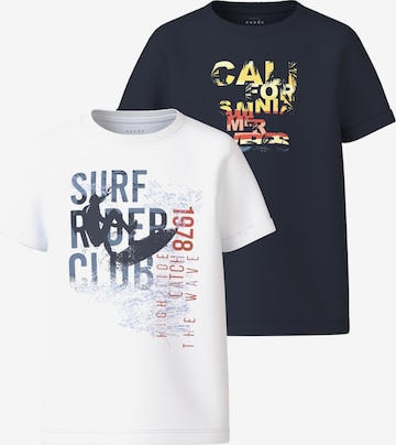 NAME IT - Camisola 'Vux' em azul: frente