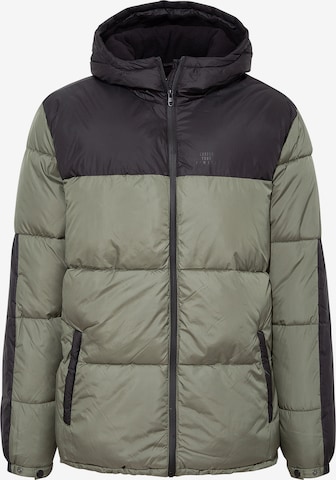 DeFacto Winter Jacket in Green: front
