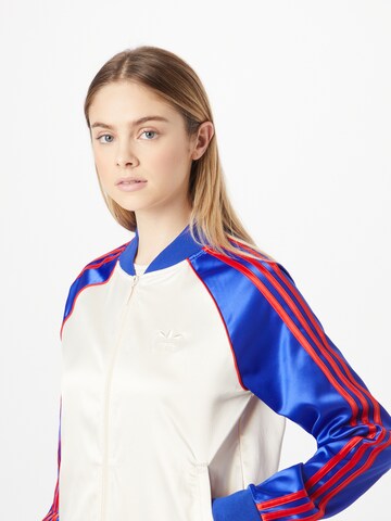 ADIDAS ORIGINALS Sweatjacke 'Satin Sst' in Weiß