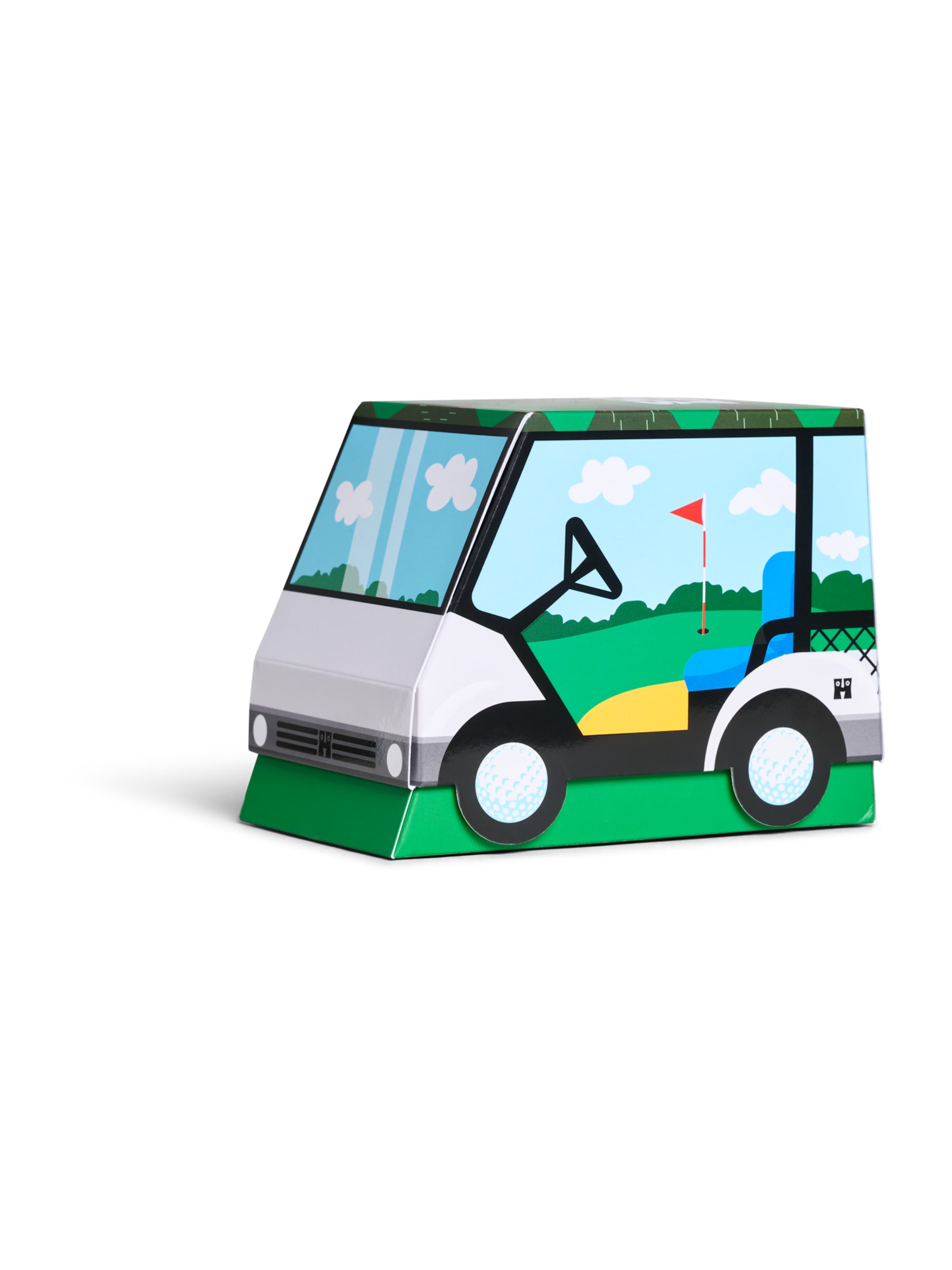 Happy Socks Носки 'Golf' в Зеленый