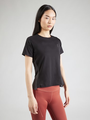 On Performance shirt in Black: front
