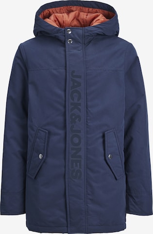 Jack & Jones Junior Välikausitakki värissä sininen: edessä