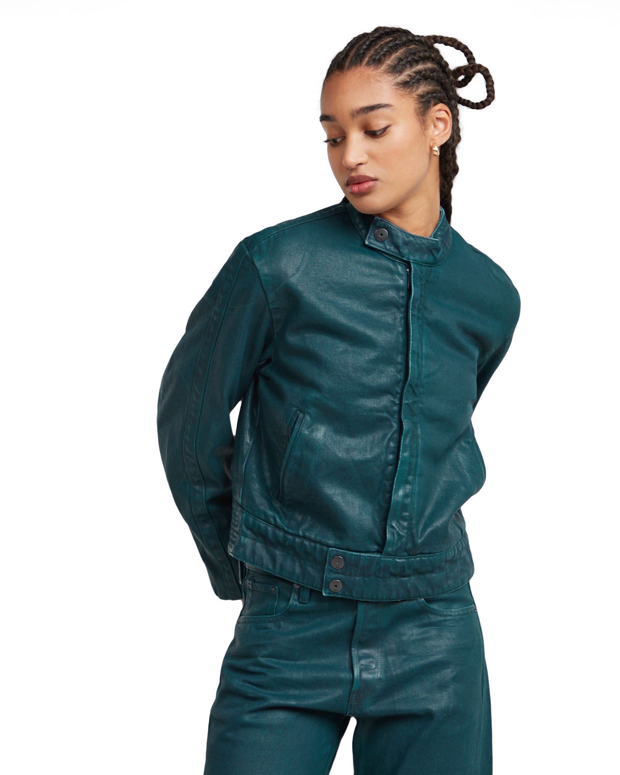 G-STAR Between-season jacket in Green: front