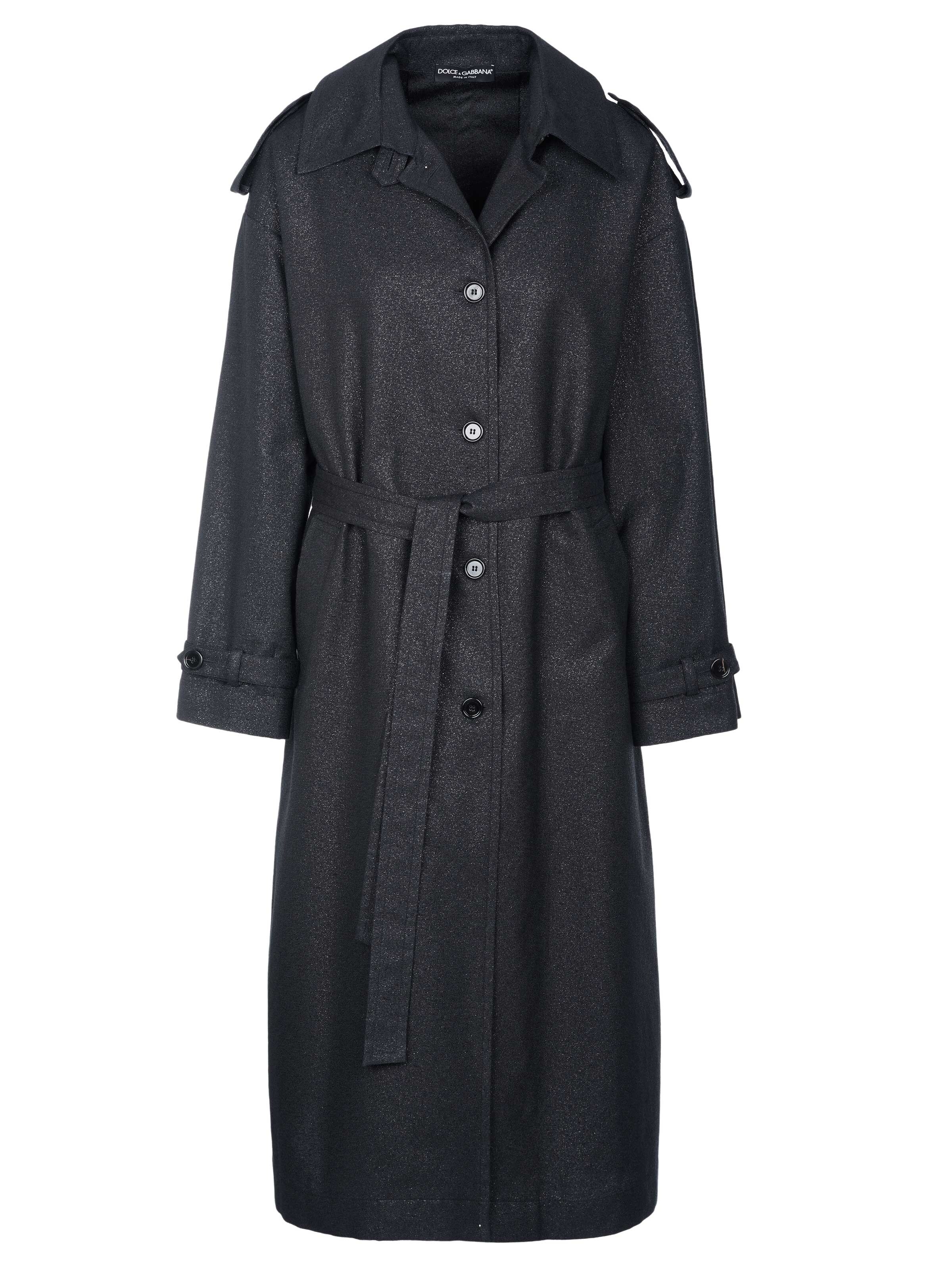 DOLCE & GABBANA Between-Seasons Coat 'Dolce & Gabbana Mantel' in L in Black, Item view