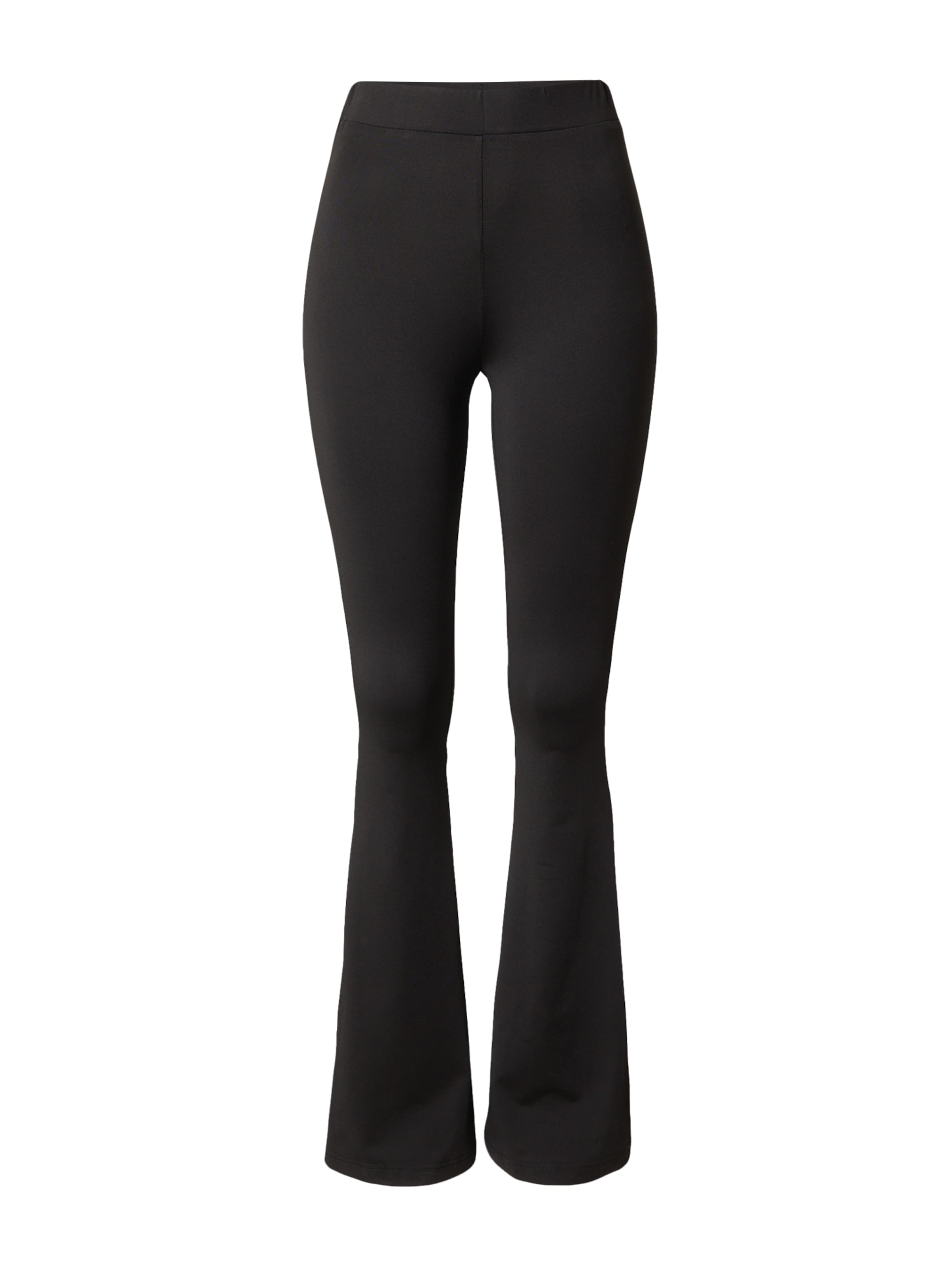 VILA Flared Leggings 'LEOA' in Black: front
