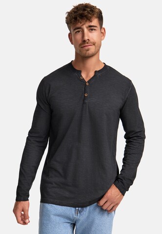 INDICODE JEANS Shirt ' Kilsone ' in Zwart: voorkant
