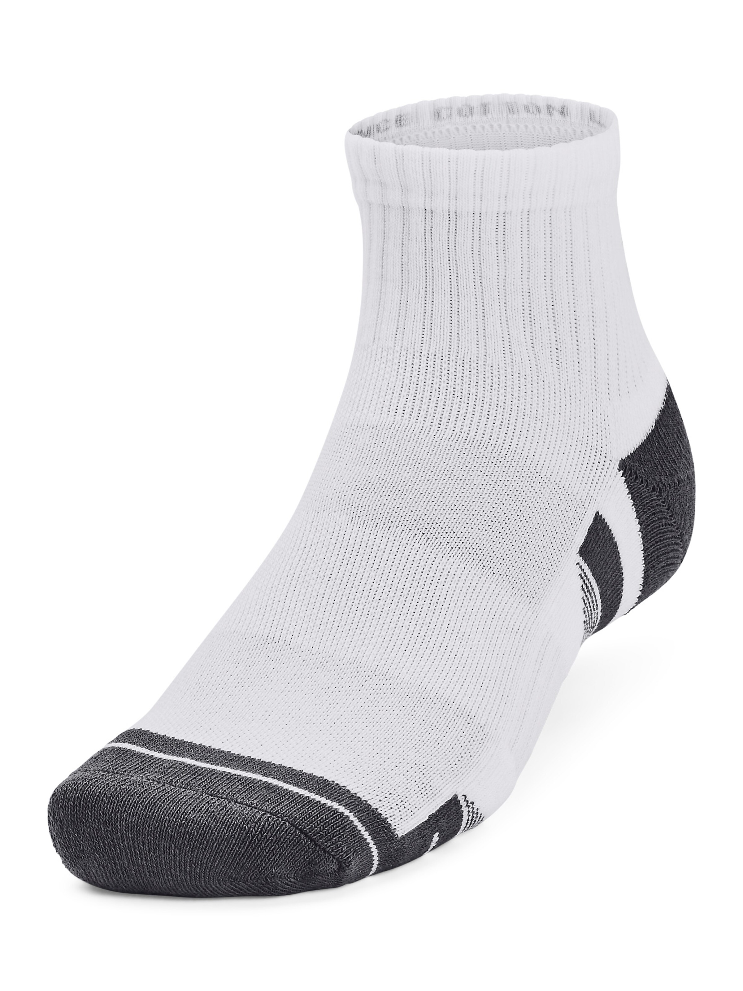 UNDER ARMOUR Athletic Socks in White: front