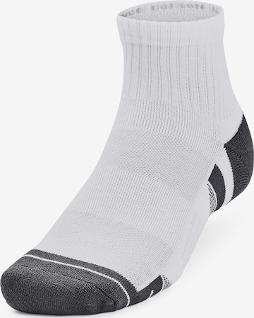 UNDER ARMOUR Athletic Socks in White: front