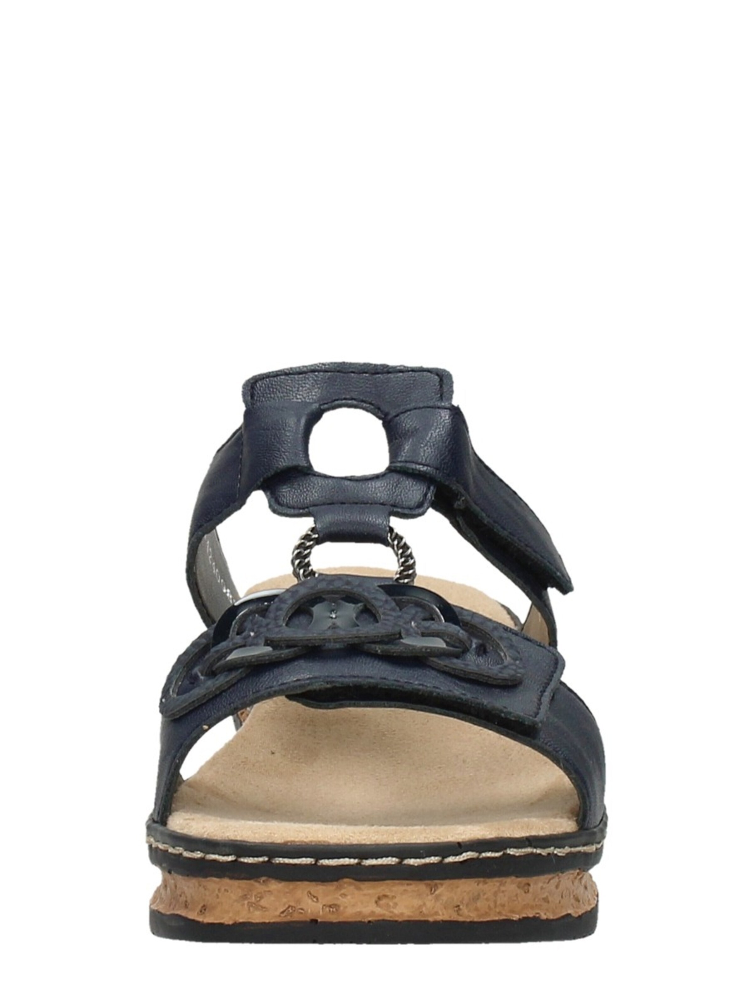 Rieker Huisschoenen 'Open Teen' in Blauw
