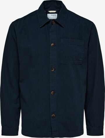 SELECTED HOMME Regular fit Button Up Shirt in Blue: front