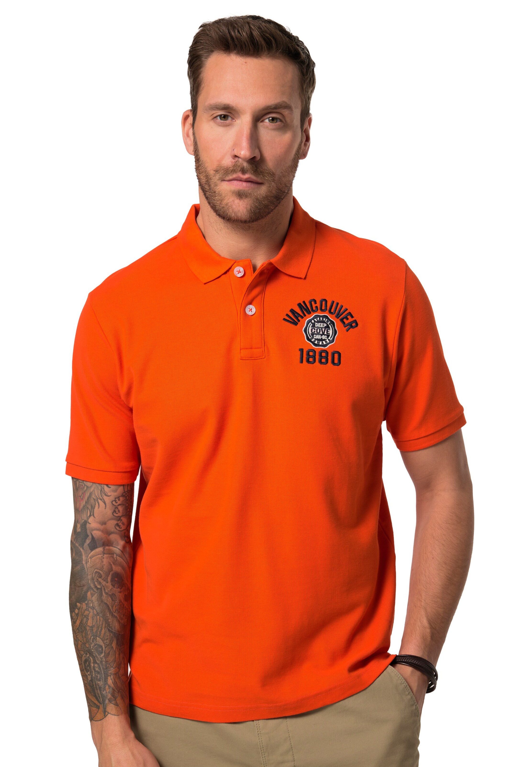 T-Shirt JP1880 en orange : devant