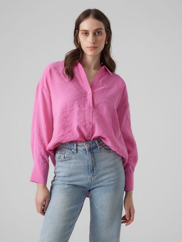 VERO MODA Bluse 'Quenny' i pink: forside
