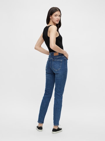 PIECES Skinny Jeans 'Lili' in Blau