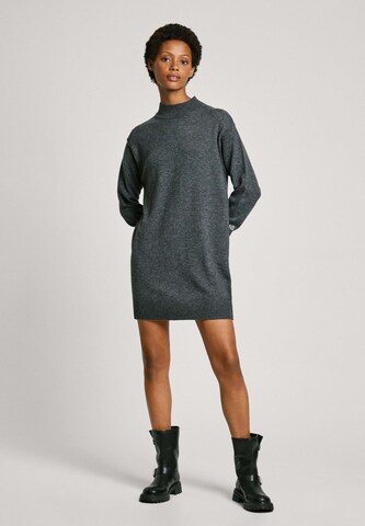 Pepe Jeans Gebreide jurk 'HAZEL' in Grijs